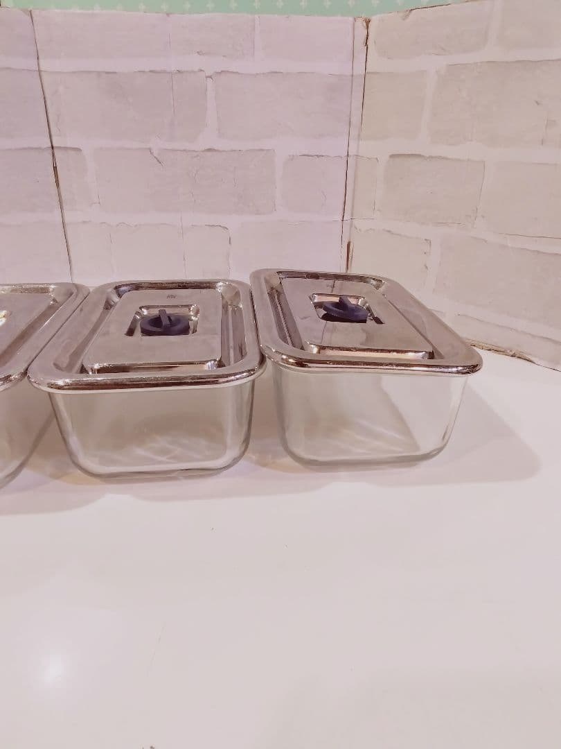 ヴェ一エムエフ　トップサ一ブ　保存容器　角型4点セット