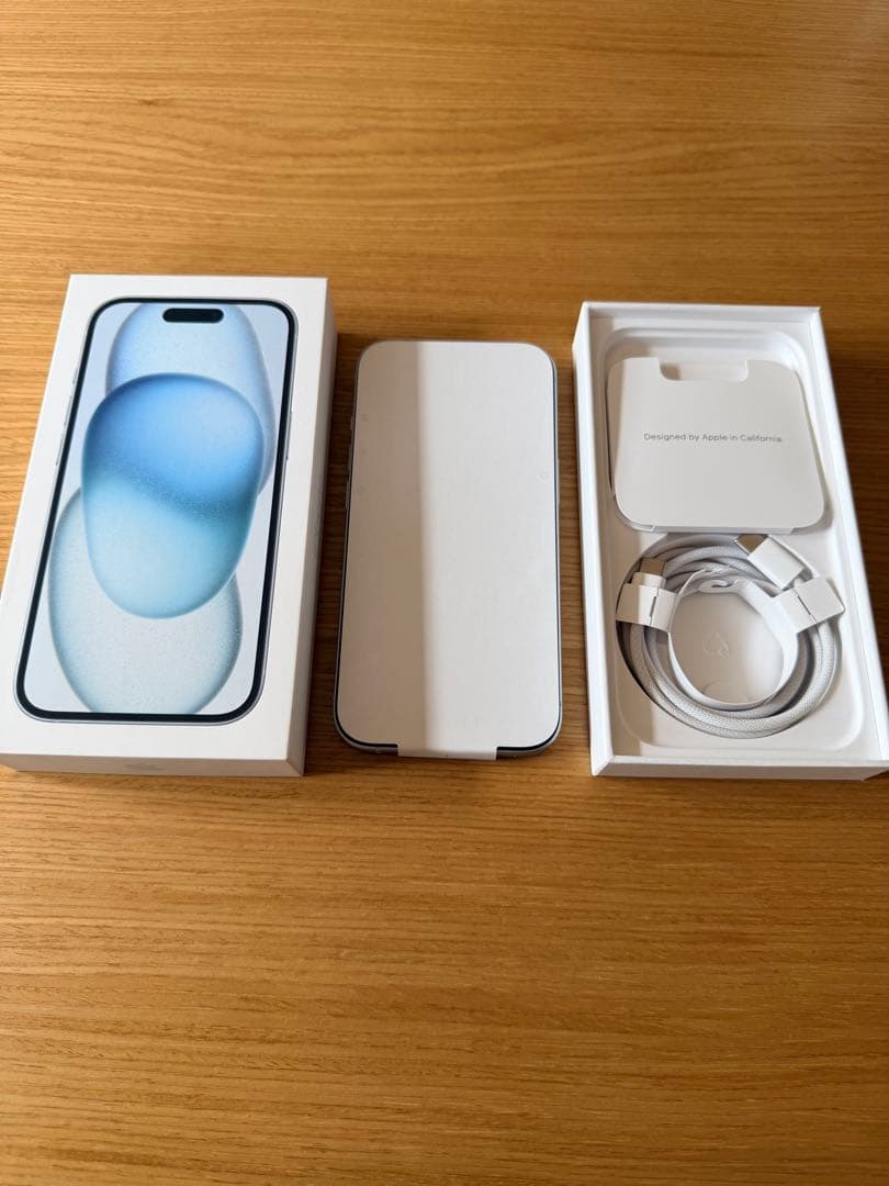 Apple iPhone 15 128G ブルー 本体　バッテリー状態87%