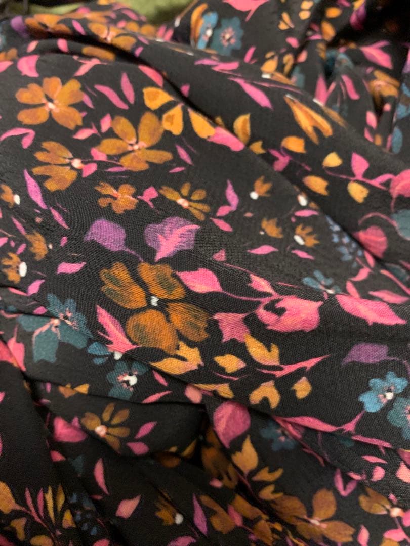 HOUSE OF LOTUS コスモスプリントギャザーワンピース