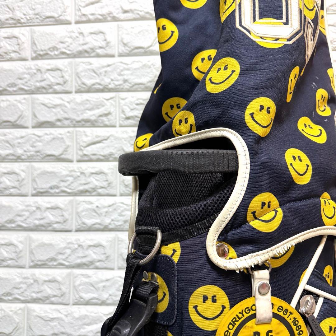 パーリーゲイツ　キャディーバッグ　ニコちゃん　スタンド式　9.5型　ネイビー