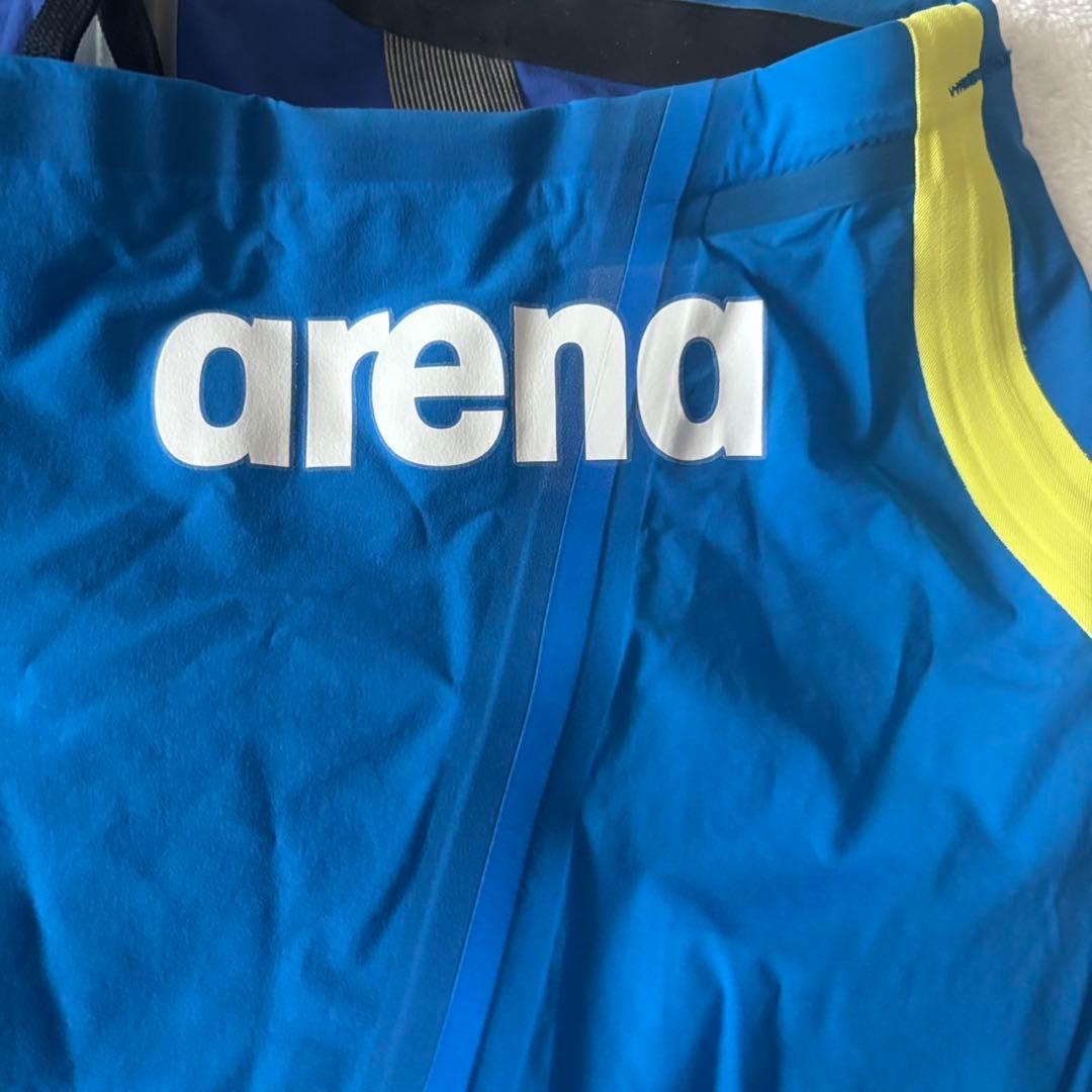 arena 青 ハーフスパッツ 競泳水着　美品　M