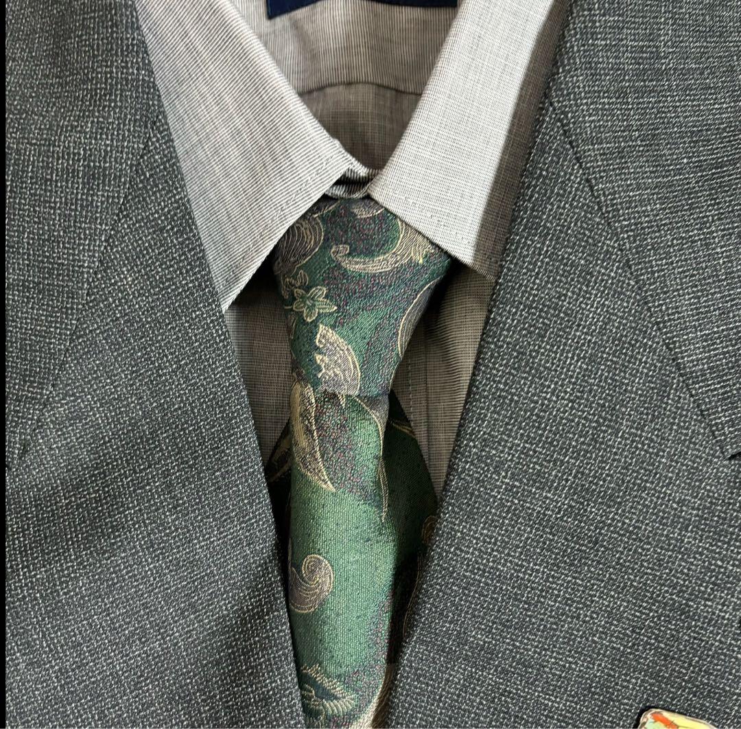 90s vintage レトロセットアップ スーツ ピンズ No.37