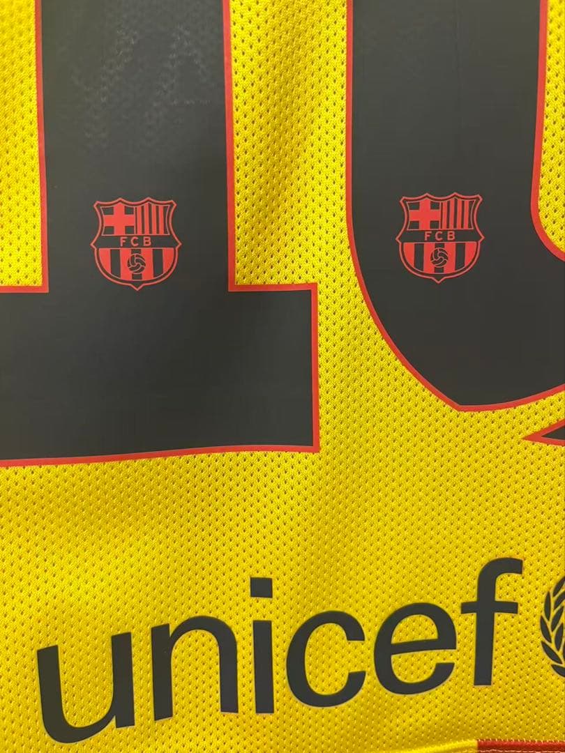選手支給バルセロナ メッシ 13-14 ユニフォーム CL