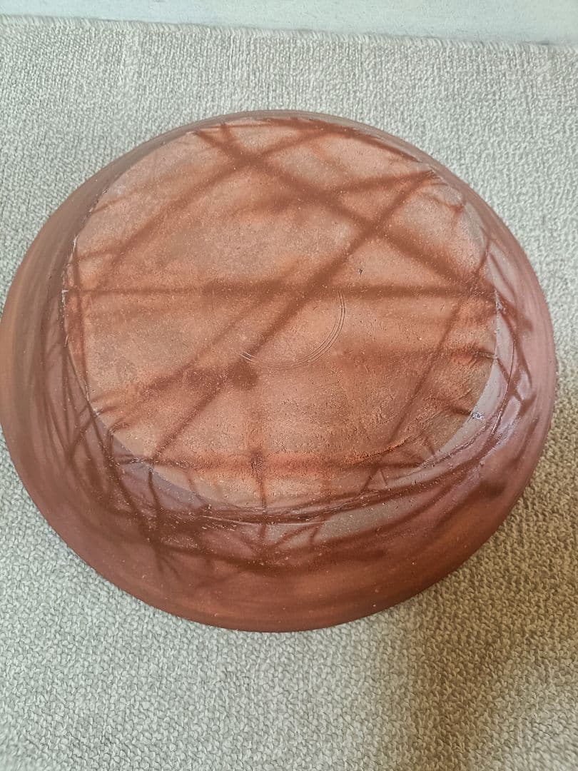 備前　大皿/柴岡紘一　直径43.5cm