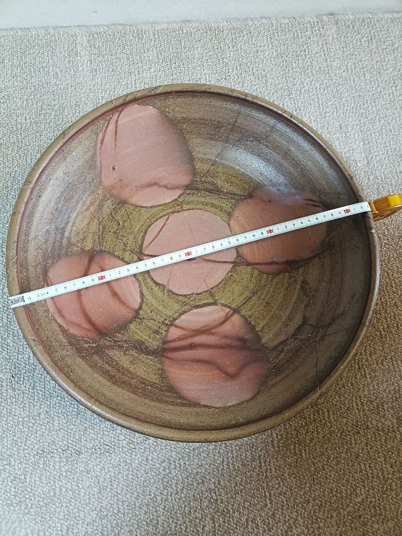 備前　大皿/柴岡紘一　直径43.5cm