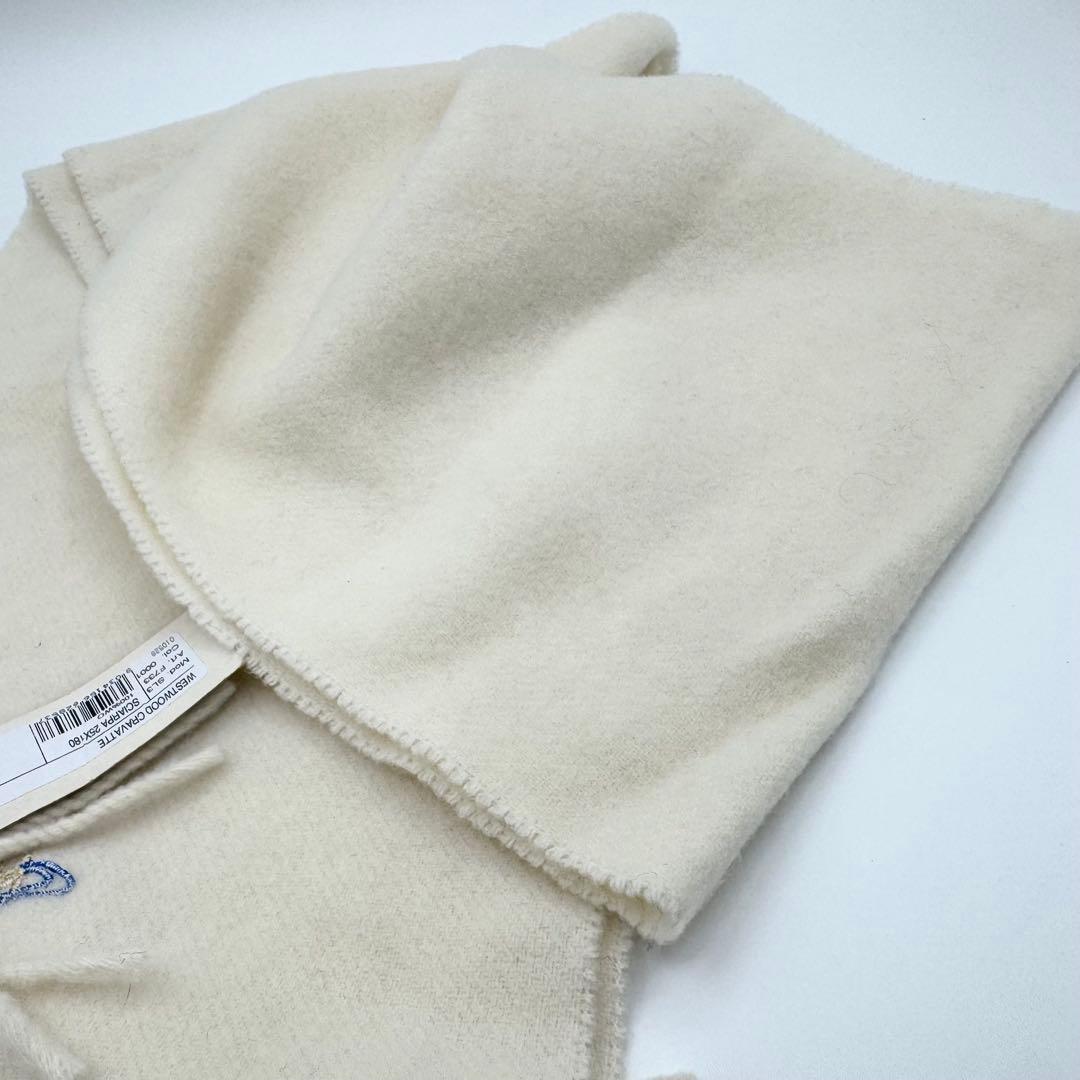 未使用◎ヴィヴィアンウエストウッド　マフラー　オーブ　大判　イタリア製