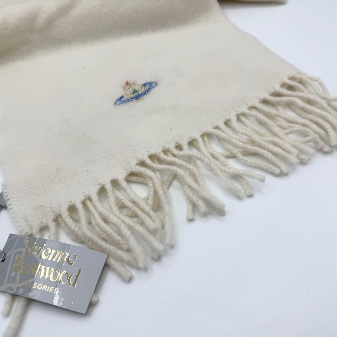 未使用◎ヴィヴィアンウエストウッド　マフラー　オーブ　大判　イタリア製