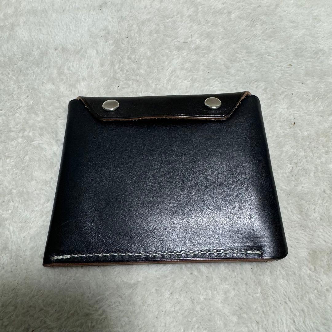 【五助屋レザー】人気✨ライダースミニウォレット改　リスシオ　茶芯　モンロー