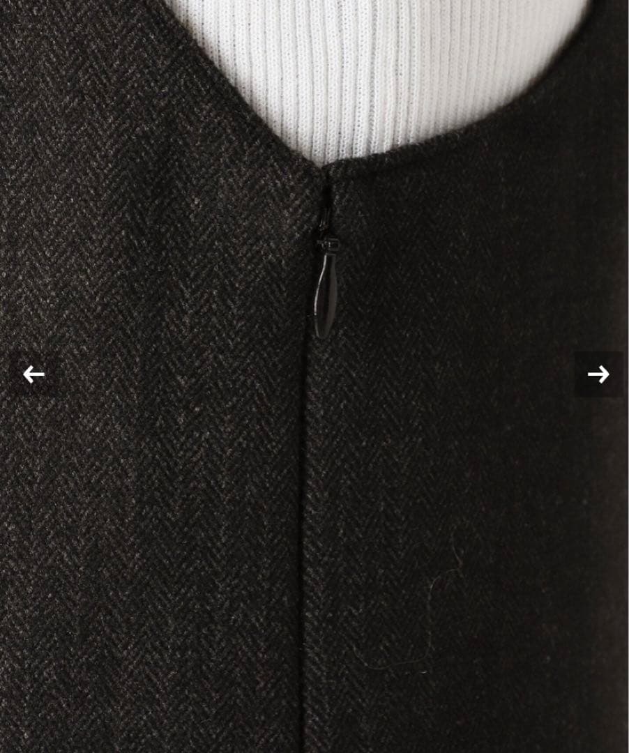 【新品】IENA ヘリンボーン　オールインワン　サロペット　オーバーオール