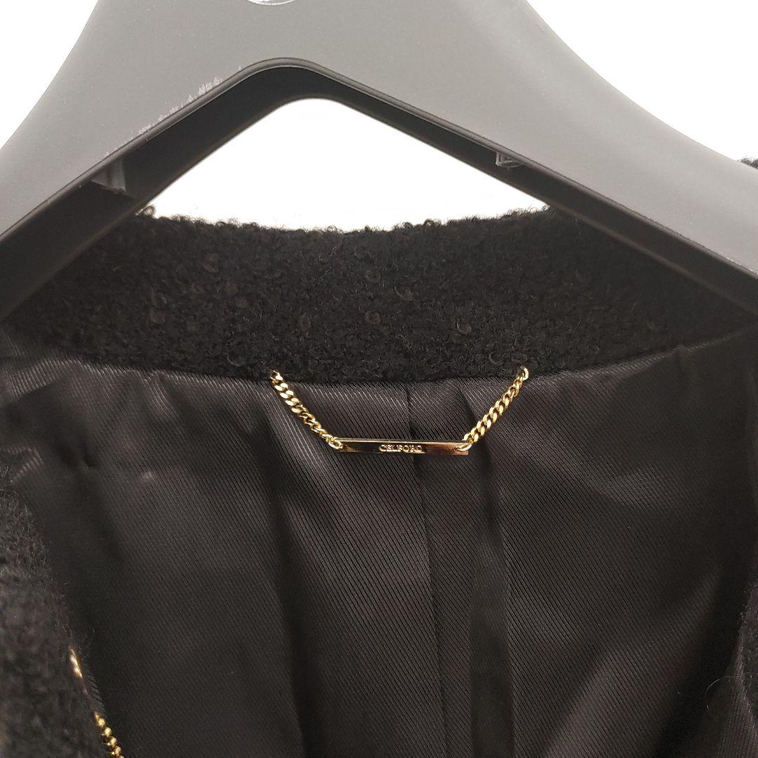 509028 　サイズ36　[セルフォード] ループトリミングコート