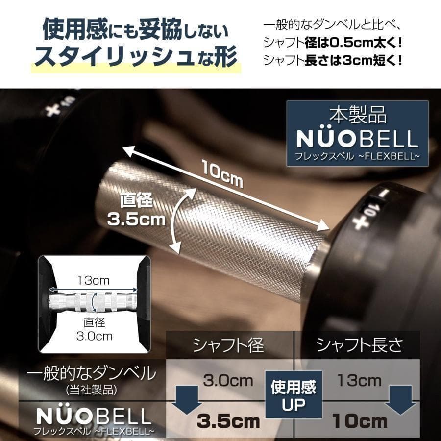 フレックスベル20kg×2個セット NUO 正規代理店 可変式ダンベル1444