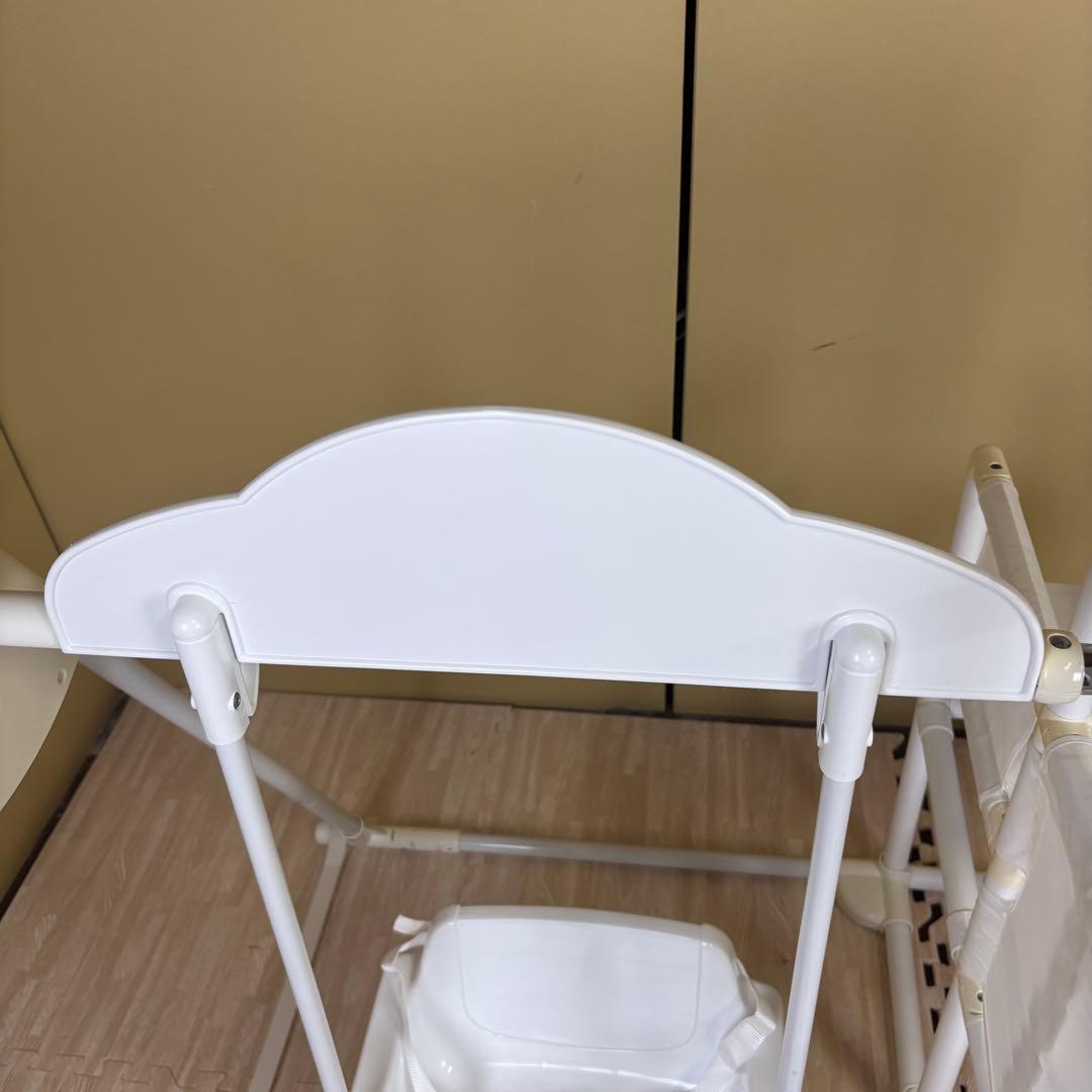 ☆除菌清掃済☆　野中製作所　おりたたみロングスロープキッズパーク　ホワイト