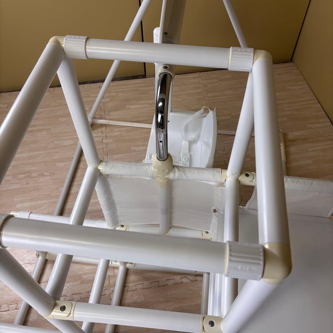 ☆除菌清掃済☆　野中製作所　おりたたみロングスロープキッズパーク　ホワイト