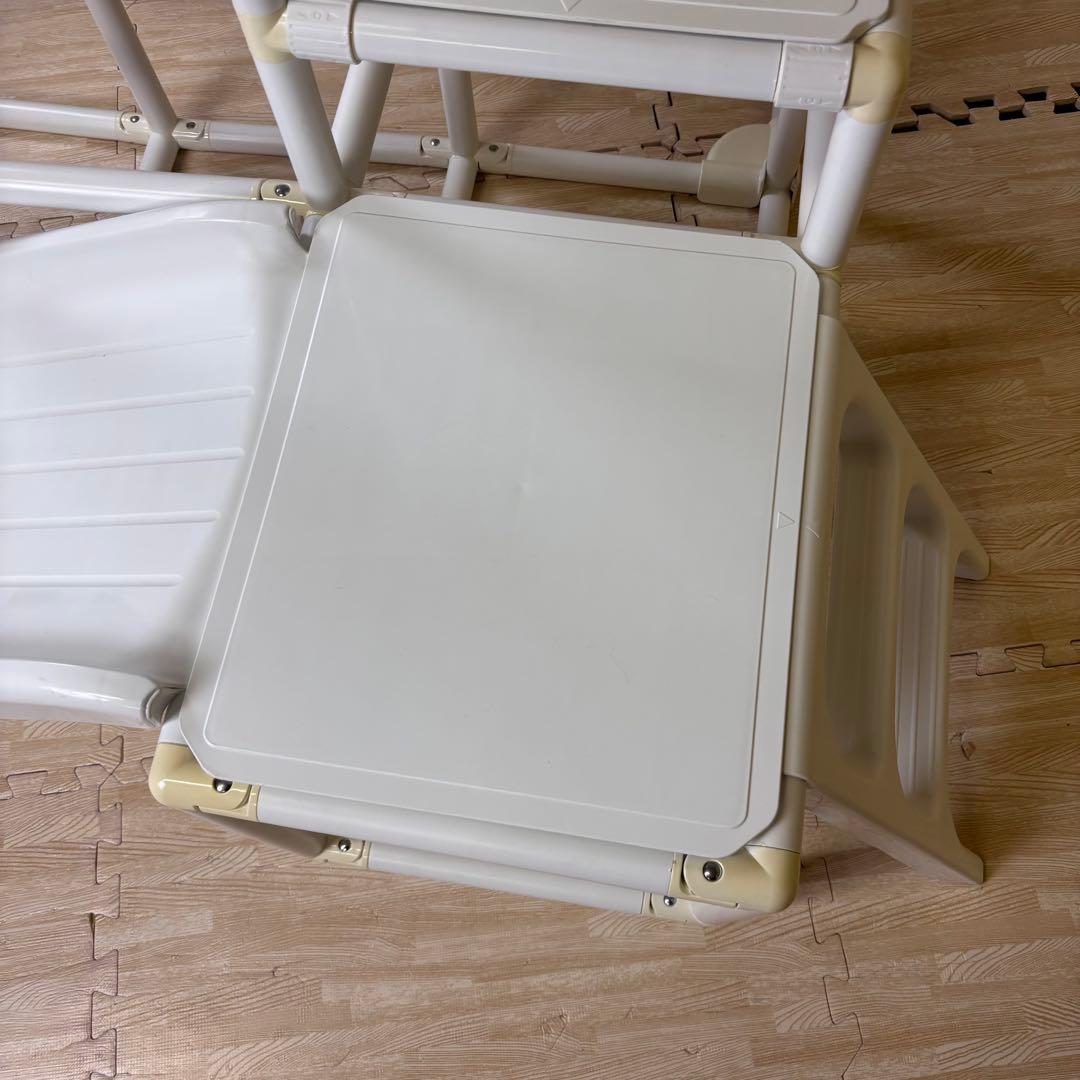 ☆除菌清掃済☆　野中製作所　おりたたみロングスロープキッズパーク　ホワイト