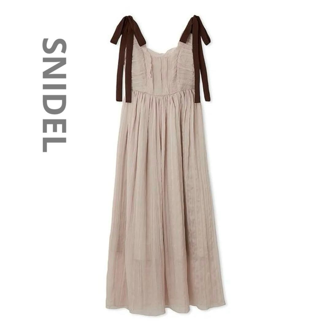 SNIDEL シアーシフォンワッシャーワンピース