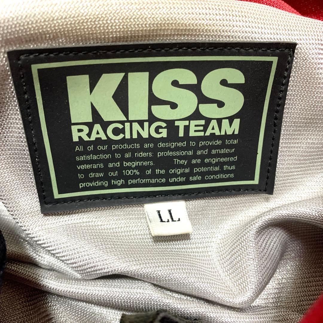 希少 KISS RACING ライダースジャケット 当時物 LL バイク