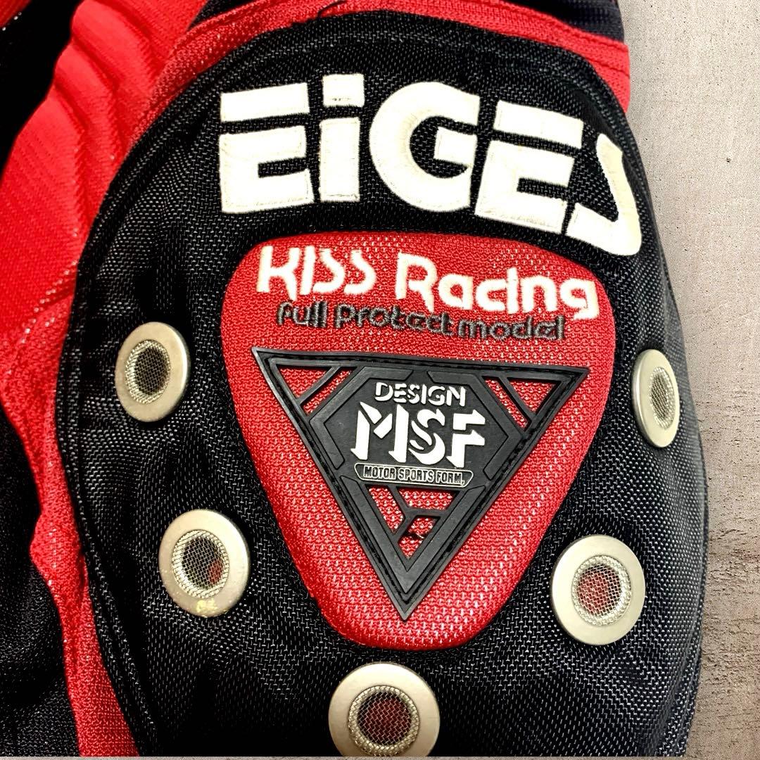 希少 KISS RACING ライダースジャケット 当時物 LL バイク