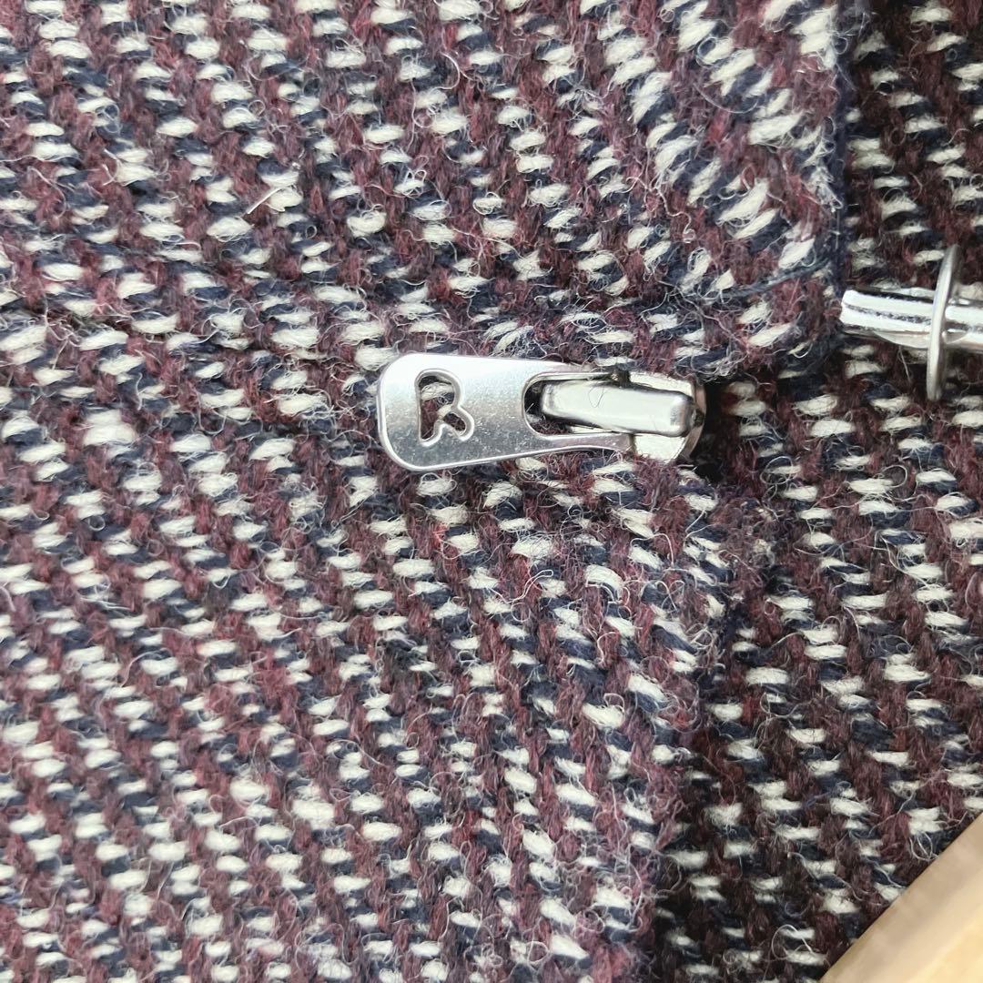 美品45R ウールツイードワンピース　ブラウン　size3フォーマル