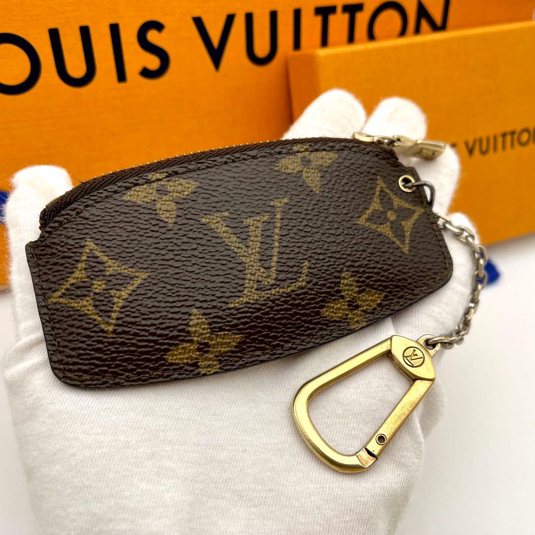 極美品✨希少✨ルイヴィトン モノグラム エテュイクレピア キーケース キーリング