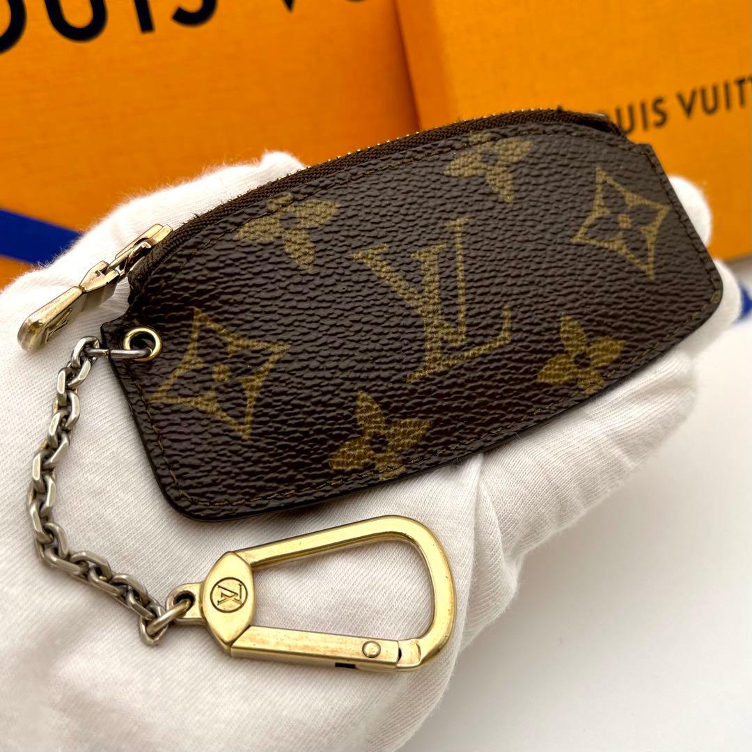 極美品✨希少✨ルイヴィトン モノグラム エテュイクレピア キーケース キーリング