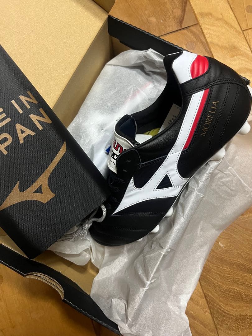 新品　旧品番　特価　ミズノ　モレリア 2 JAPAN 折り返しタン 27cm ①