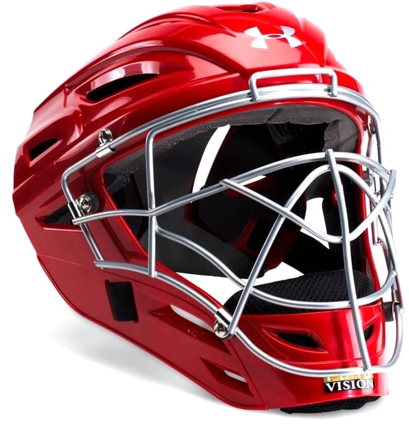 新品2026年★アメリカ国内限定☆アンダーアーマー☆キャッチャーヘルメット☆赤