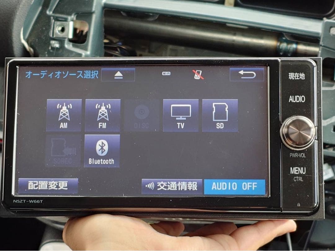トヨタ純正　NSZT-W66T カーナビ