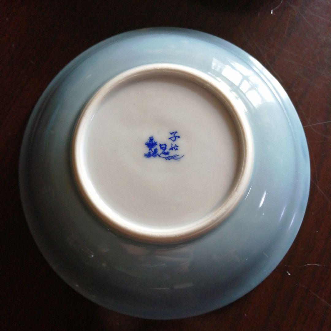 瀬戸焼　青磁中鉢　12客　16cm　大正期