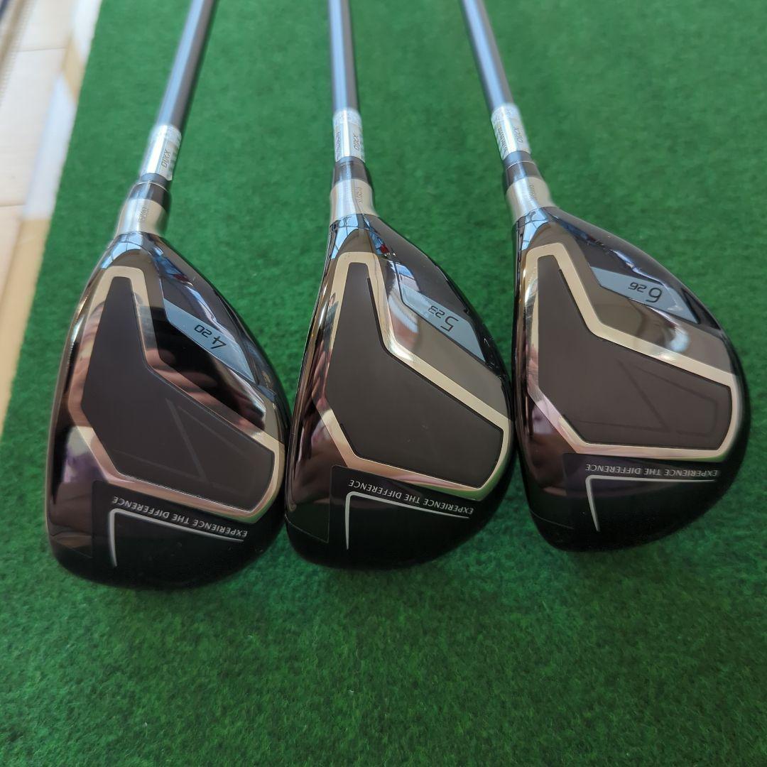 ゼクシオ14 ユーティリティ　ハイブリッド4、5、6の3本セット　シャフトSR