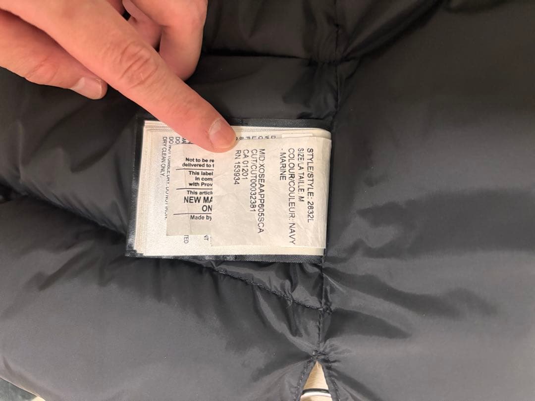   カナダグース　ダウンベスト ネイビー　Mサイズ