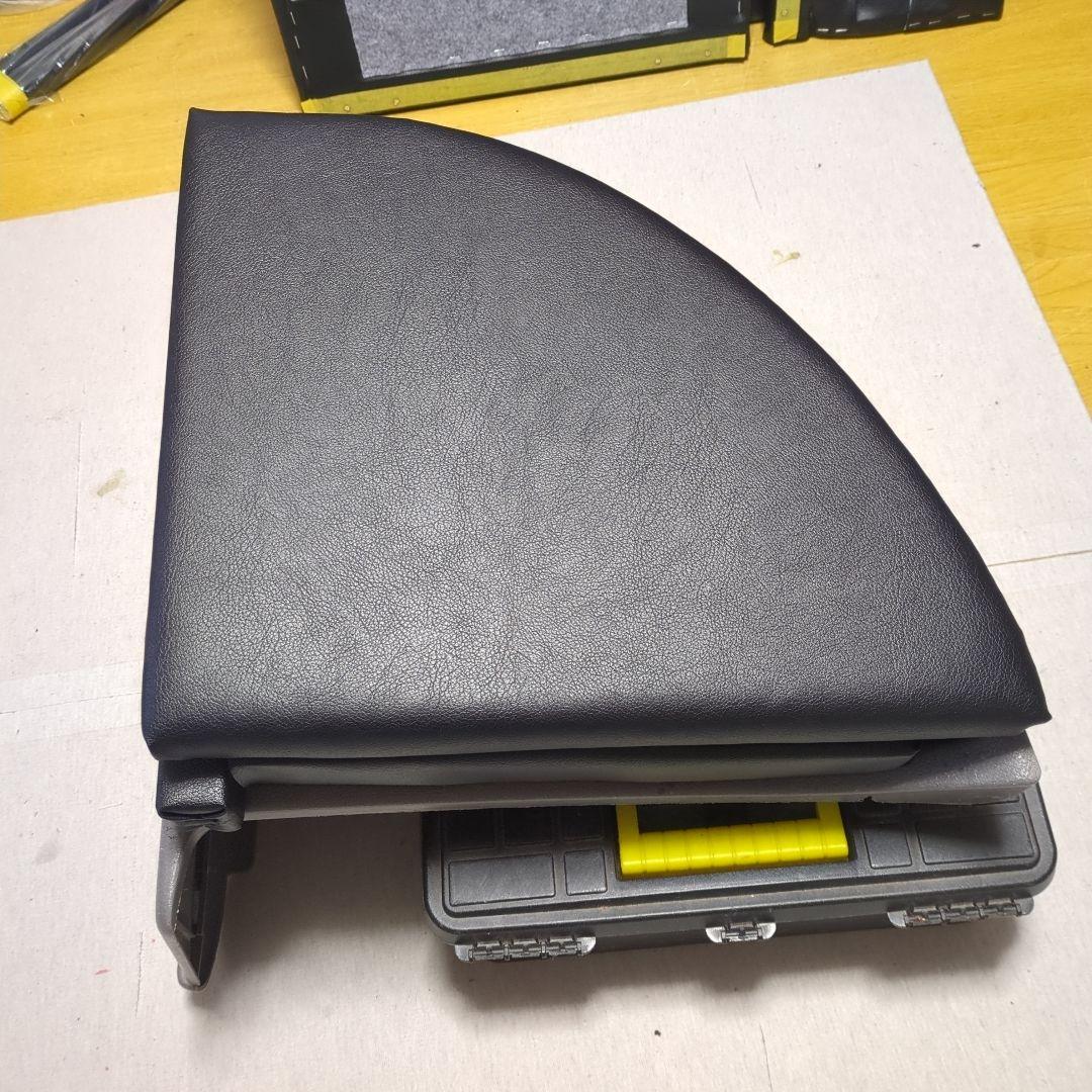 【にゃーさん】フラット4点セット&ベット4分割【ブラックレザー】