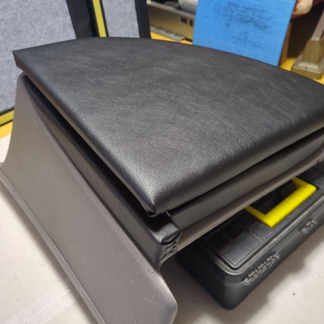 【にゃーさん】フラット4点セット&ベット4分割【ブラックレザー】