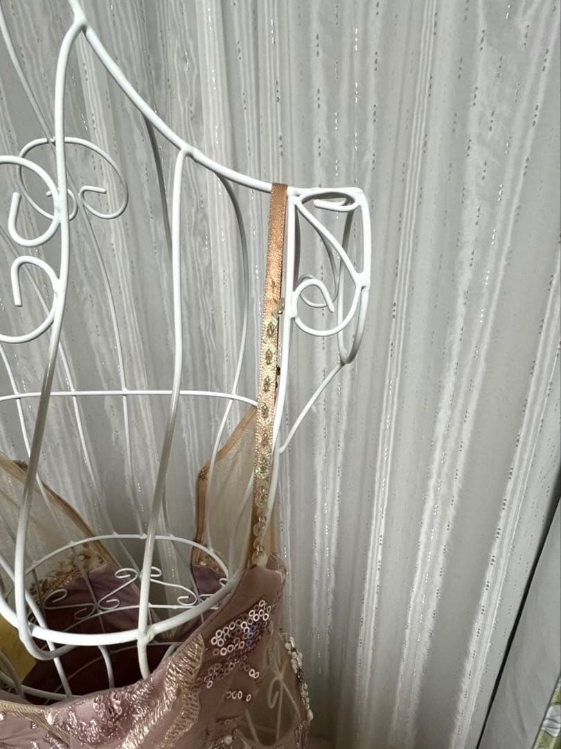 エンジェルアールビーズ刺繍ロングドレス【M】