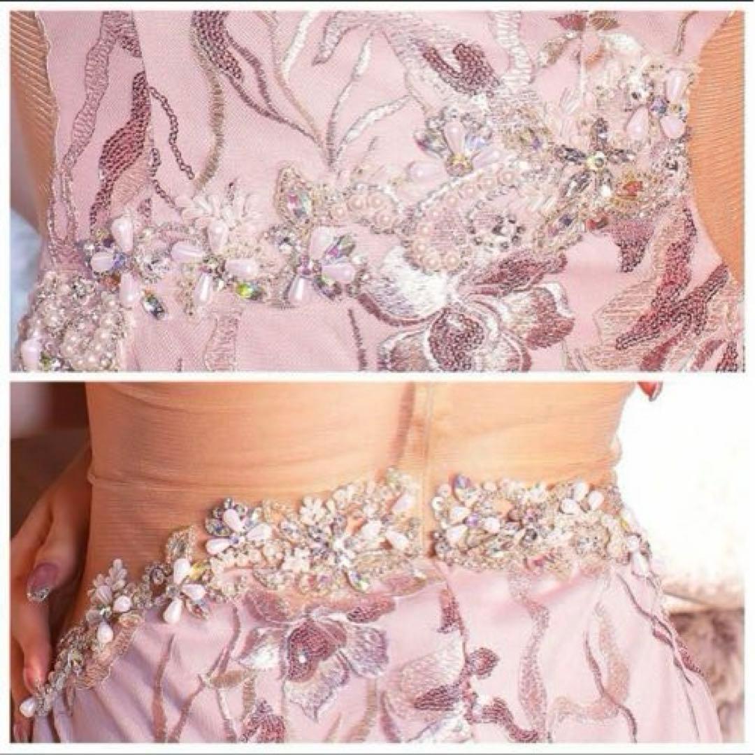 エンジェルアールビーズ刺繍ロングドレス【M】