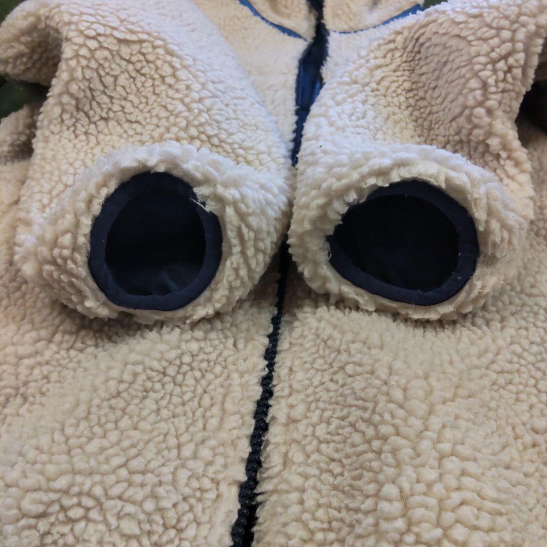 パタゴニア　キッズ・リバーシブル・レディ・フレディ・フーディ フリース　サイズМ