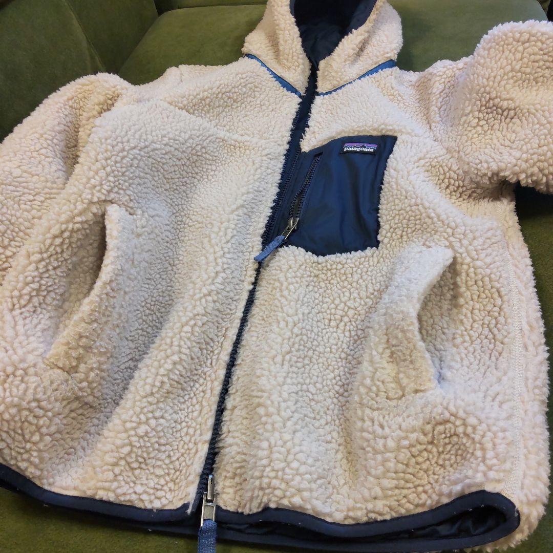 パタゴニア　キッズ・リバーシブル・レディ・フレディ・フーディ フリース　サイズМ