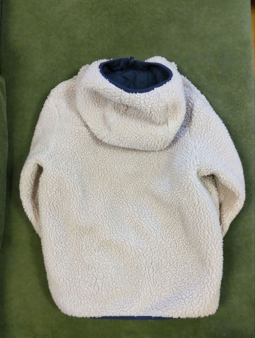 パタゴニア　キッズ・リバーシブル・レディ・フレディ・フーディ フリース　サイズМ