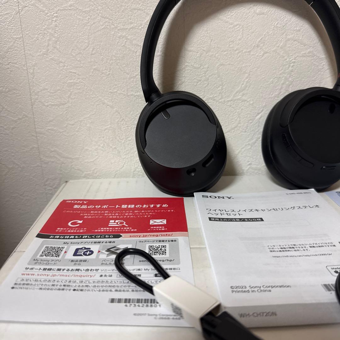 SONY ソニー WH-CH720N/BC ブラック 黒 ワイヤレスヘッドホン