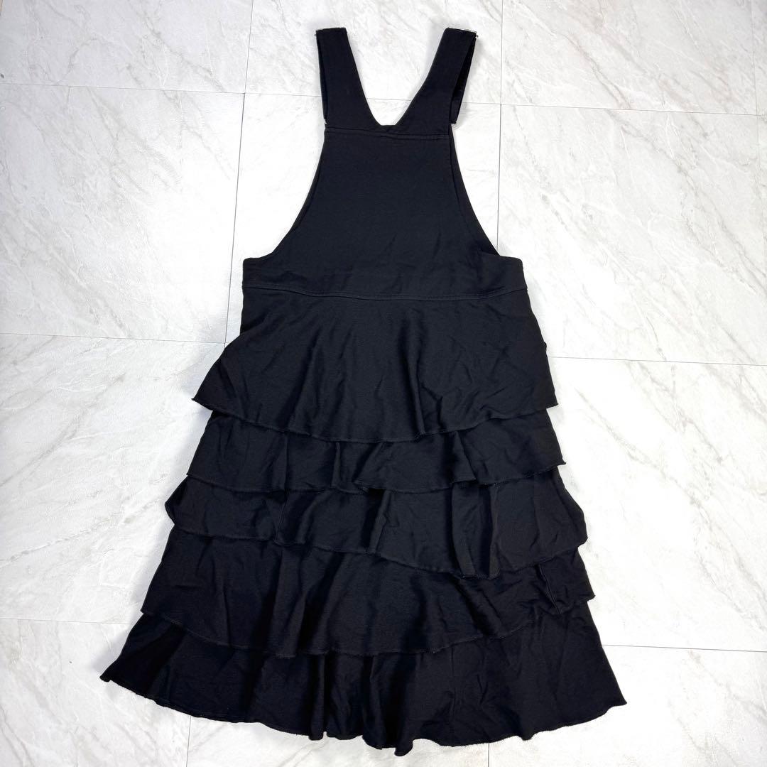 美品 BLACK comme des garconsティアードジャンパースカート