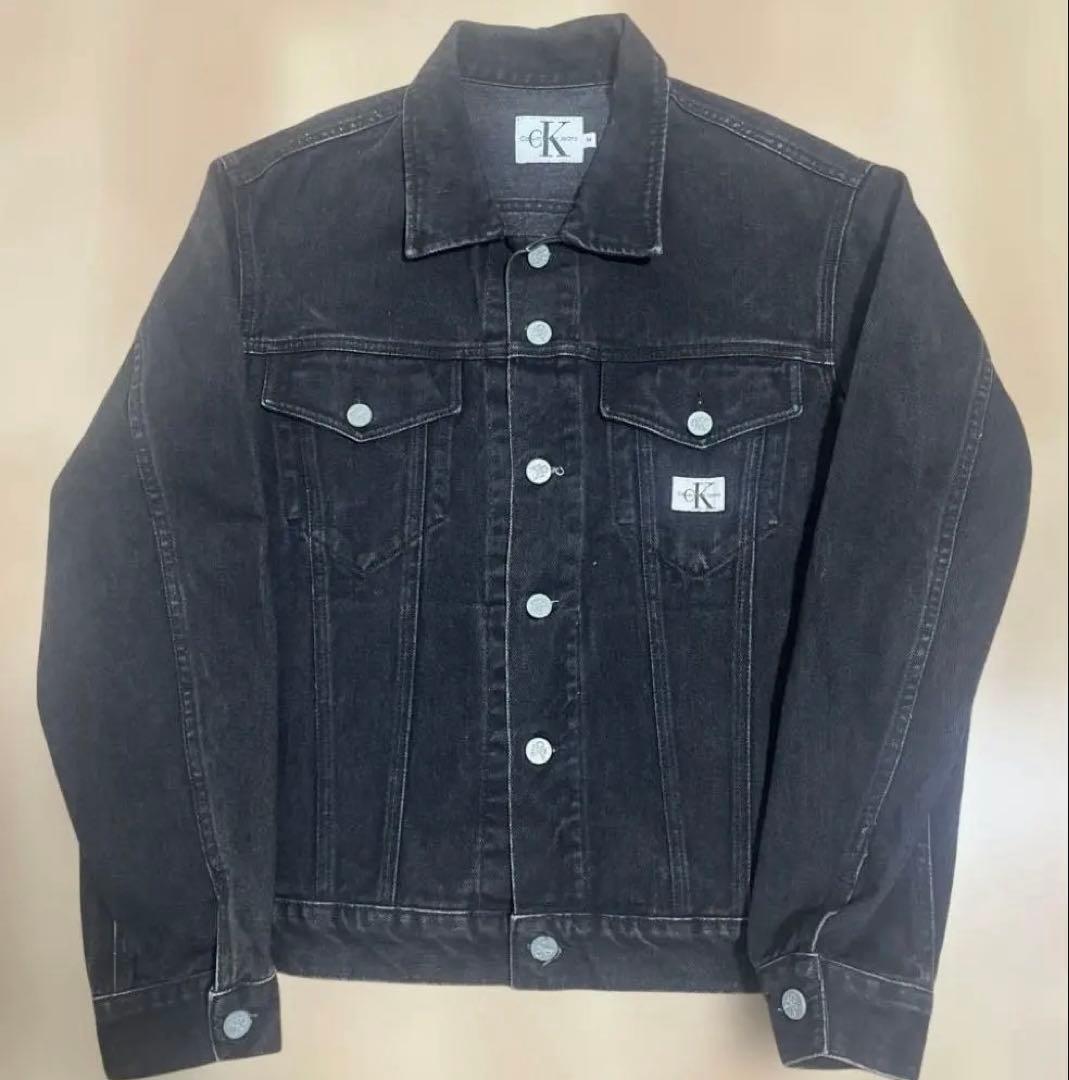   カルバンクライン　USA製　デニムジャケット　ブラック