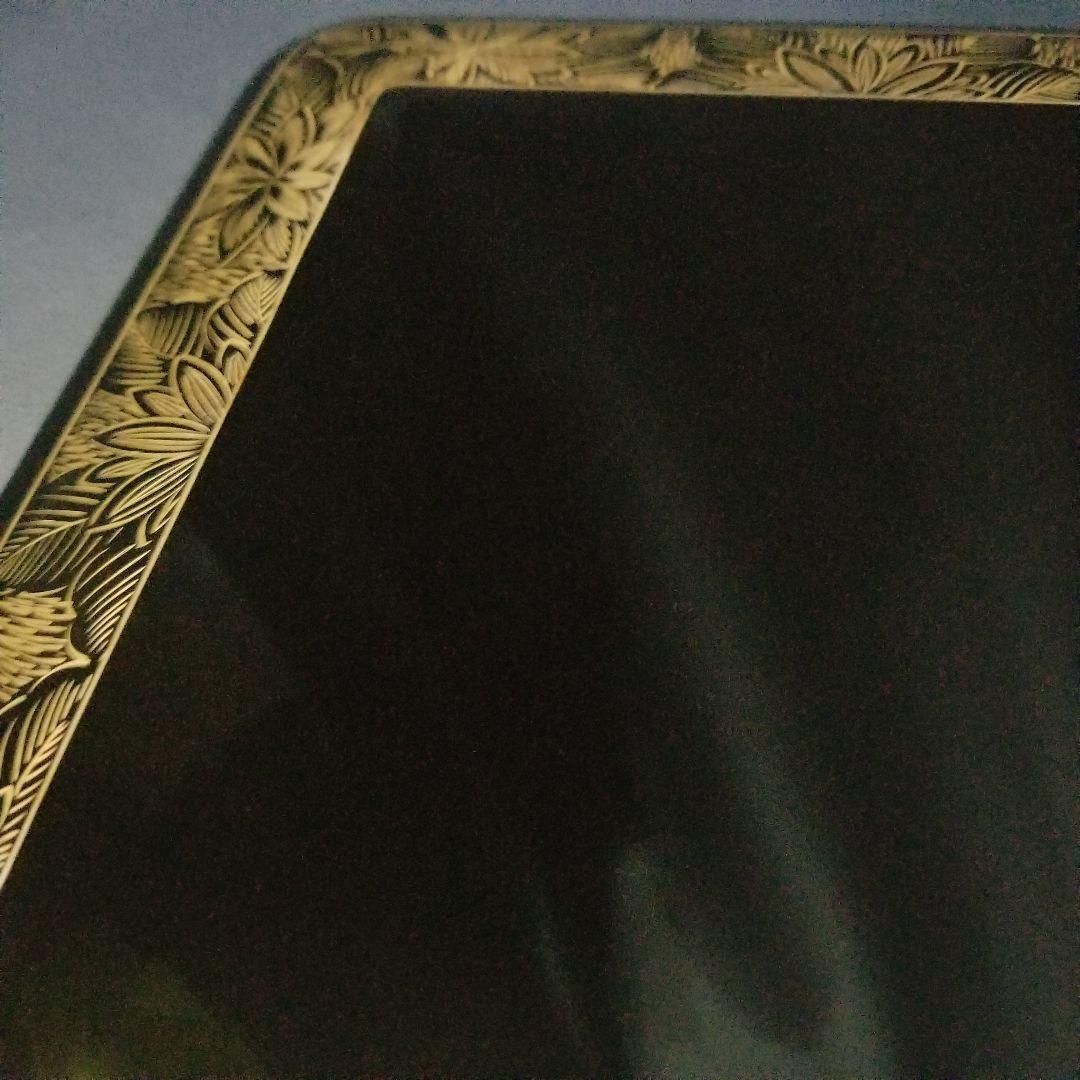 美品 輪島塗 布着本堅地 四段重 黒漆 極上菊花 沈金 蒔絵 重箱