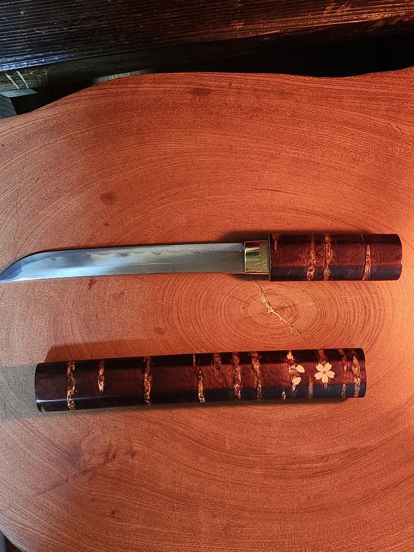 桜紋様の御守り刀・小刀・模造刀