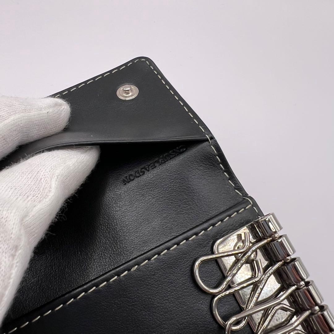 BURBERRY キーケース　6連　ノバストライプ　チェック　ブラウン　レザー