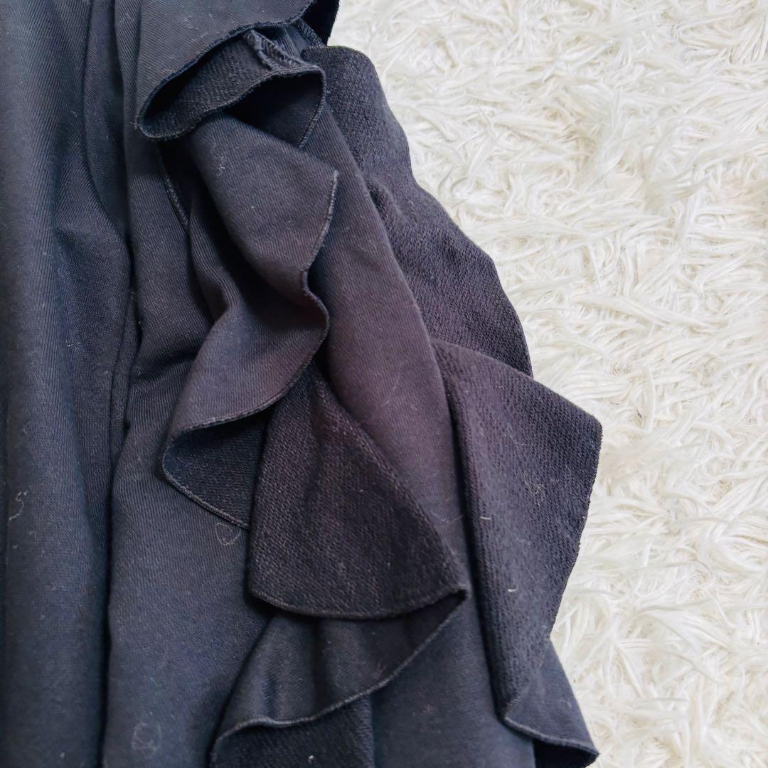 新品タグ付き　KEITA MARUYAMA ケイタマルヤマ　フリルスウェット　黒