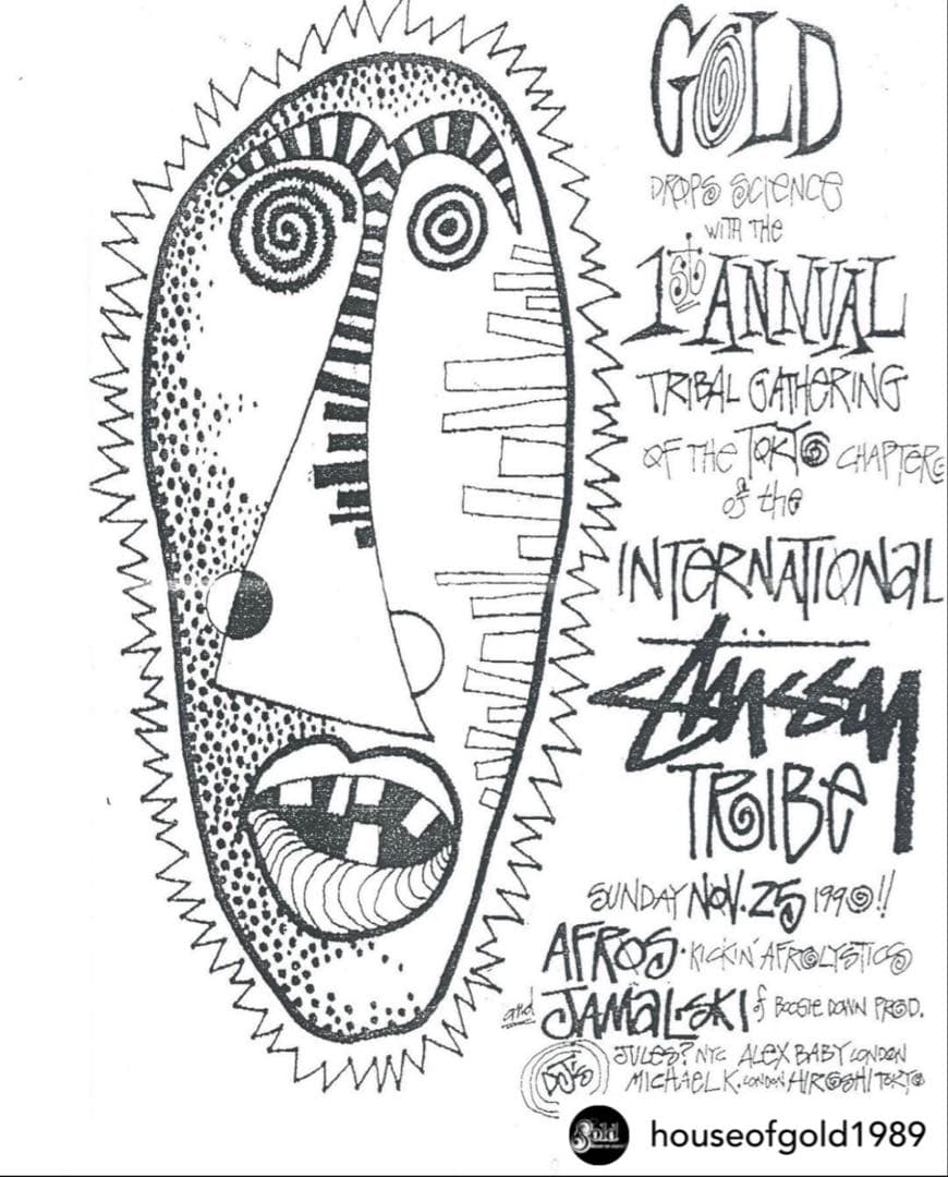 帽子 Stussy World Tribe Tokyo Meeting \"GOLD\"