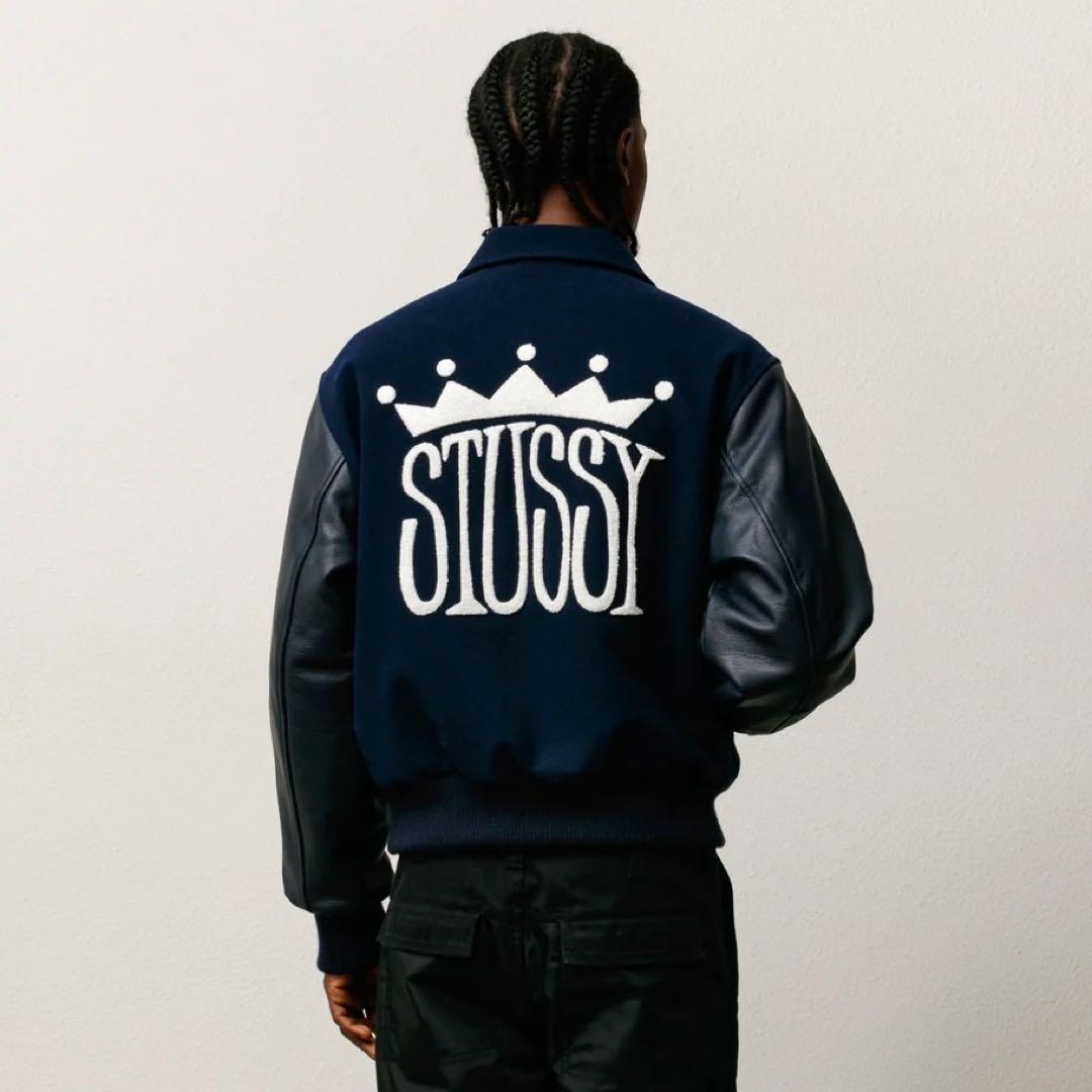 新品 STUSSY KING VARSITY JACKET XXL スタジャン