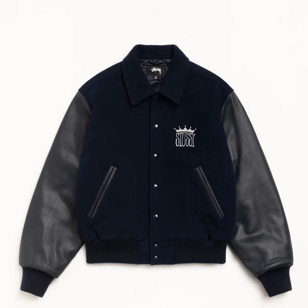 新品 STUSSY KING VARSITY JACKET XXL スタジャン