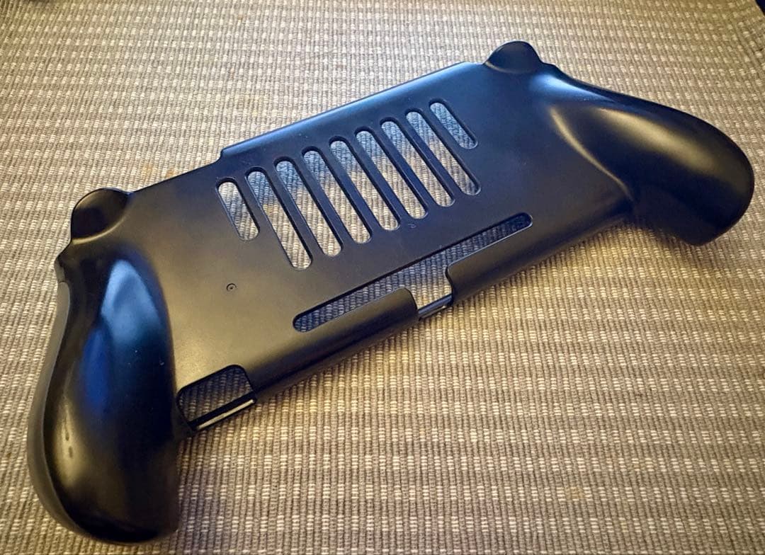 Nintendo Switch Lite グレー グリップケース、ガラスカバー