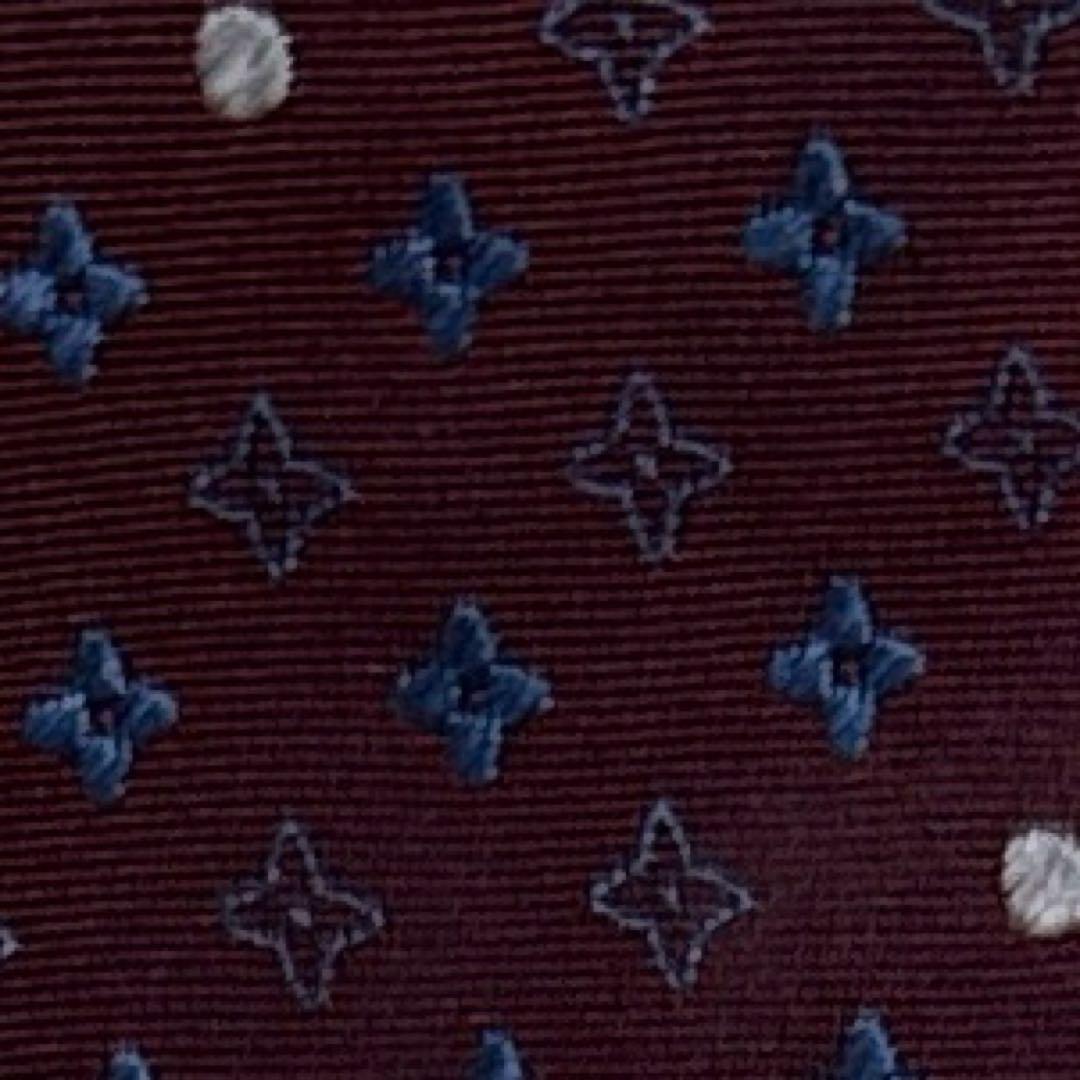 【美品】LOUIS VUITTON ブランドネクタイ　高級シルク　モノグラム