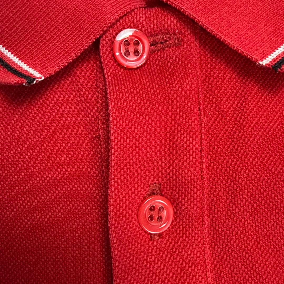 ディオールオム　ポロシャツ　レッド　XSサイズ
